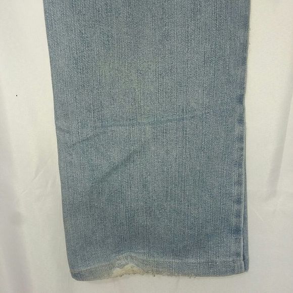 Tommy Hilfiger blue jeans hipster bootcut women's size 12 button waist snap flap - Picture 10 of 16